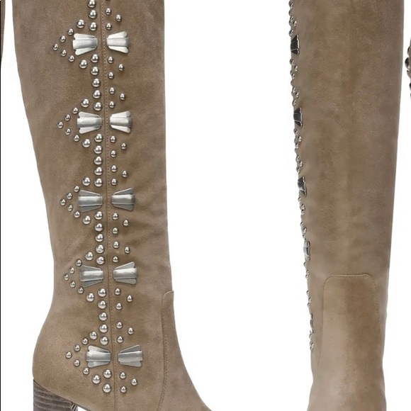 NIB Sam Edelman Oma Knee High Suede Boot fashion fall winter heels - Picture 4 of 6